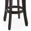 Élégant bois gris foncé - Chaises de détente pour l'extérieur Zone de confort de style rustique