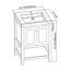 Ensemble de meuble-lavabo simple 25 po Mclachlan-1218006798