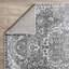 Tapis oriental gris en polypropylène tissé à la main Ragheb-284977312