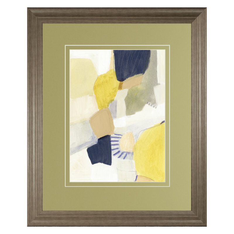 Trove II Wall Art - 34in x 40in - Brown Frame