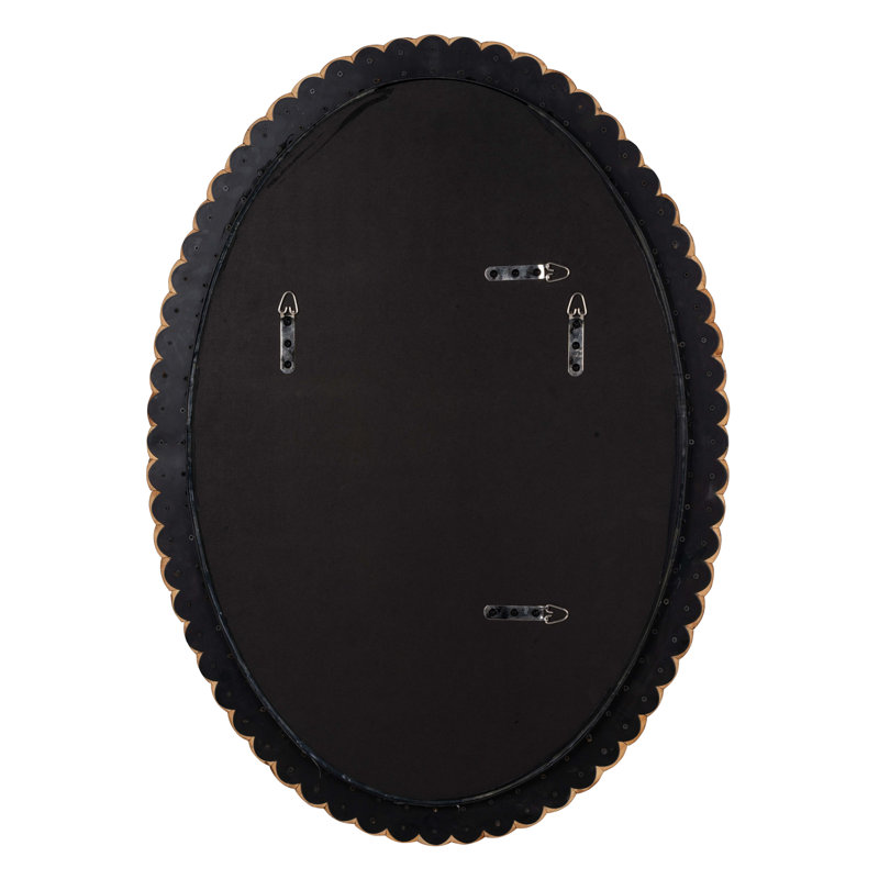 Wallace Round Solid Wood Mirror