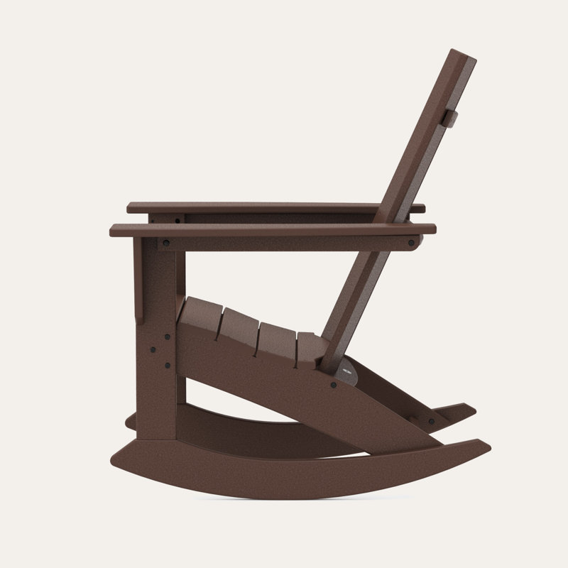 Chaise berçante Adirondack POLYWOOD, Acajou