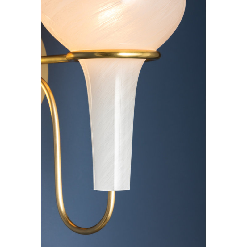 ADAMS CORNER Wall Sconce, Aged Brass