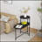 Modern 2-tier Coffee Table with Wood Storage Shelf and Stylish Design-314973764