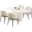 Ensemble de table de salle à manger 62,99 "avec 4 chaises pour la cuisine, le bar et le salon-98321439-68311160-68311165