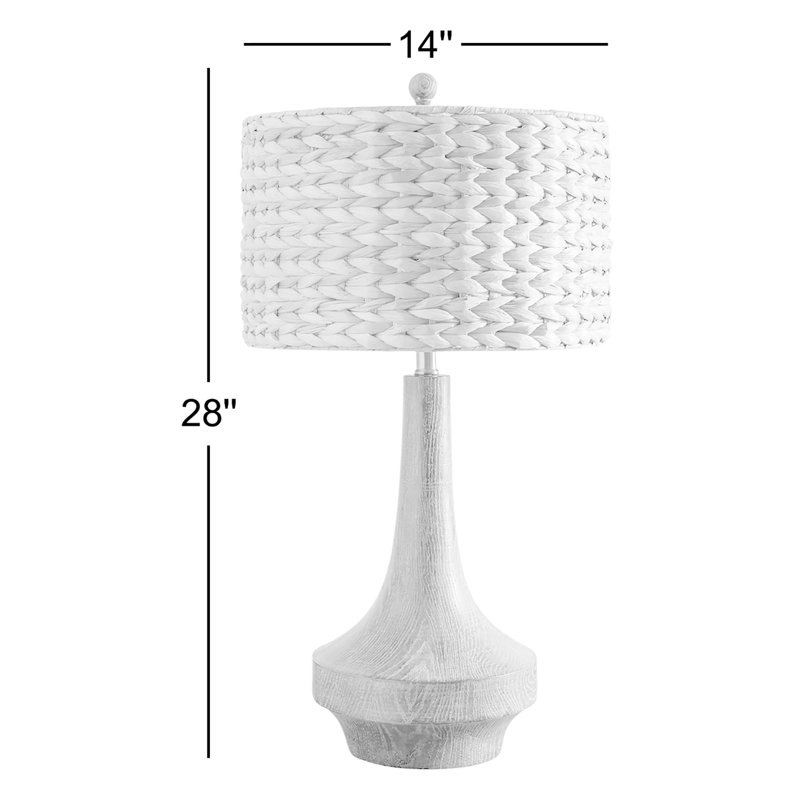 Lampe de table 28 po Claudette, Gris antique