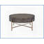 En forme de tambour brun clair & amp; Table basse champagne pour le salon, 1 tiroir de rangement et amp; Assemblage facile