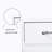 Two Door Side Table-White