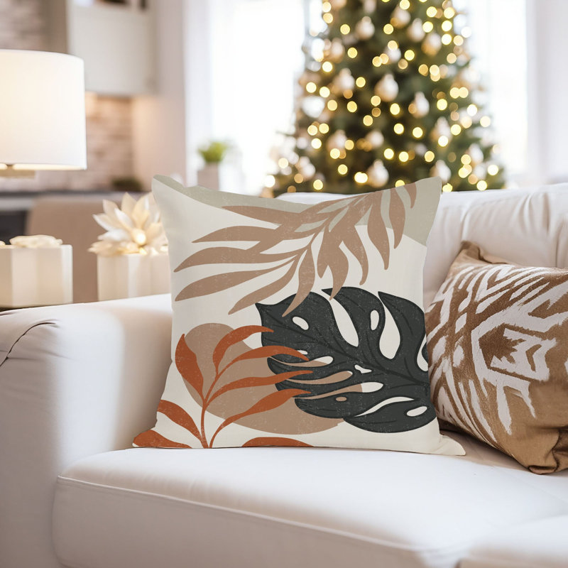 Botanical Monstera Dreams Botanicals Monstera Leaf Bohemian, 16" H x 16" W