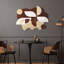 «Sands Serenade I», art mural abstrait en bois de paulownia dimensionnel fabriqué et fini à la main