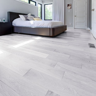 15.2cm W x 91.5cm L x 0.2cm Laminate Flooring
