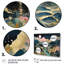 Ruisseau à travers les montagnes - paysages abstraits, art mural-378851864-378851871