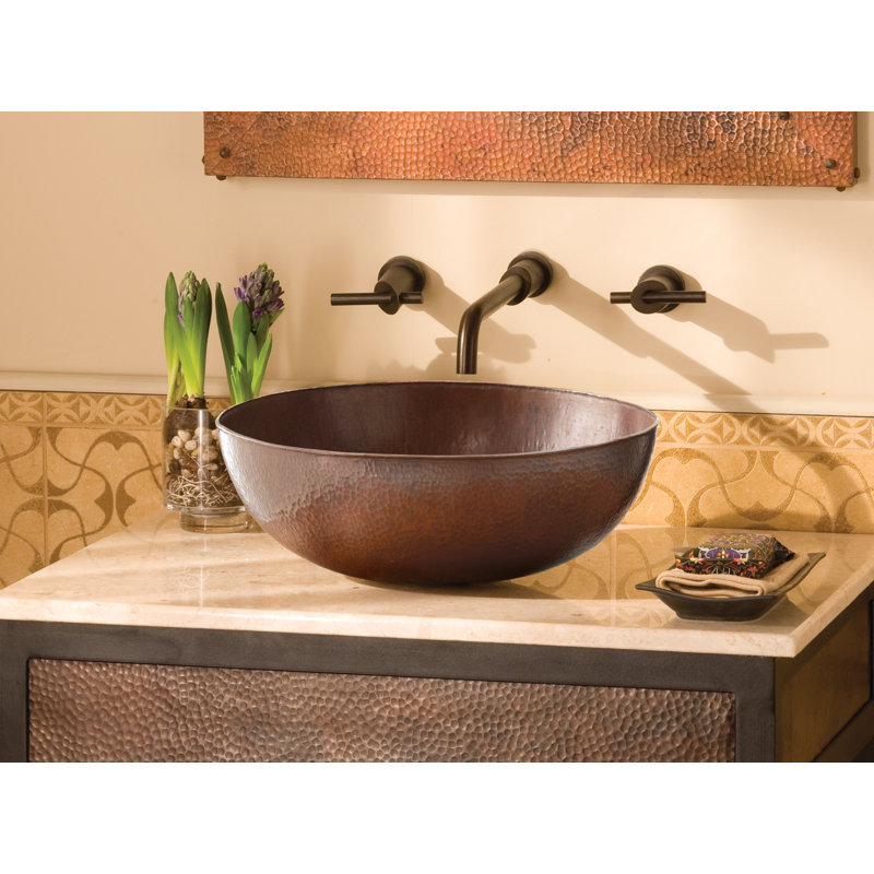 Maestro Metal Oval Vessel Bathroom Sink