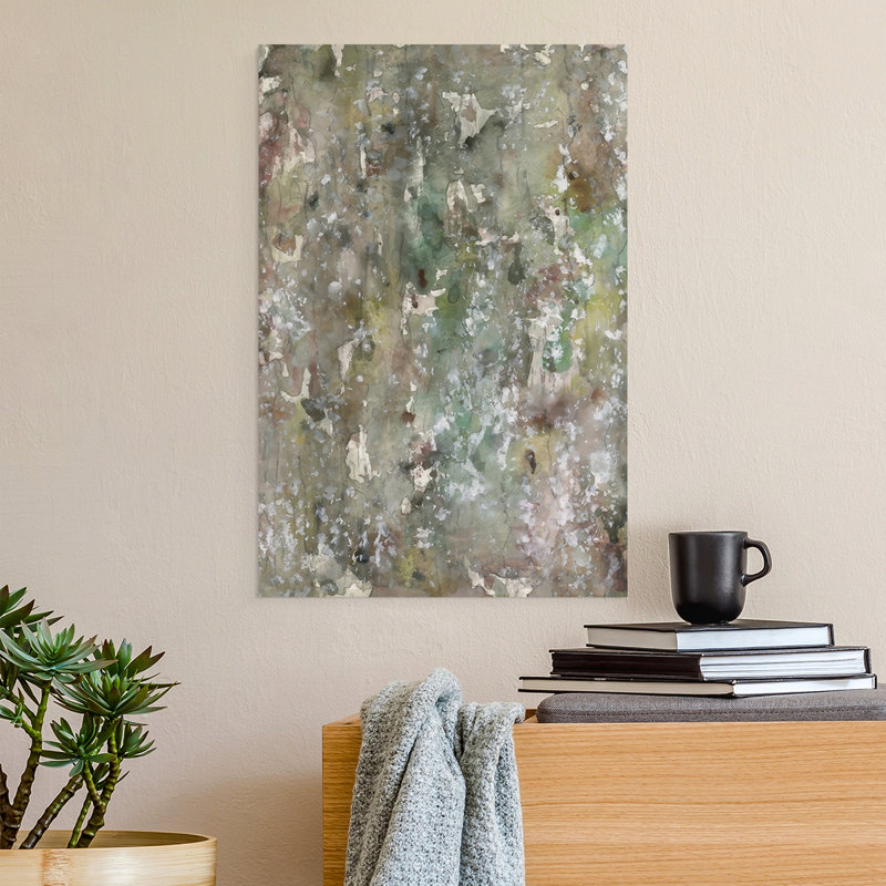 Abstrait écorce I - impression sur toile seulement - non encadré, H 60 po x l 40 po