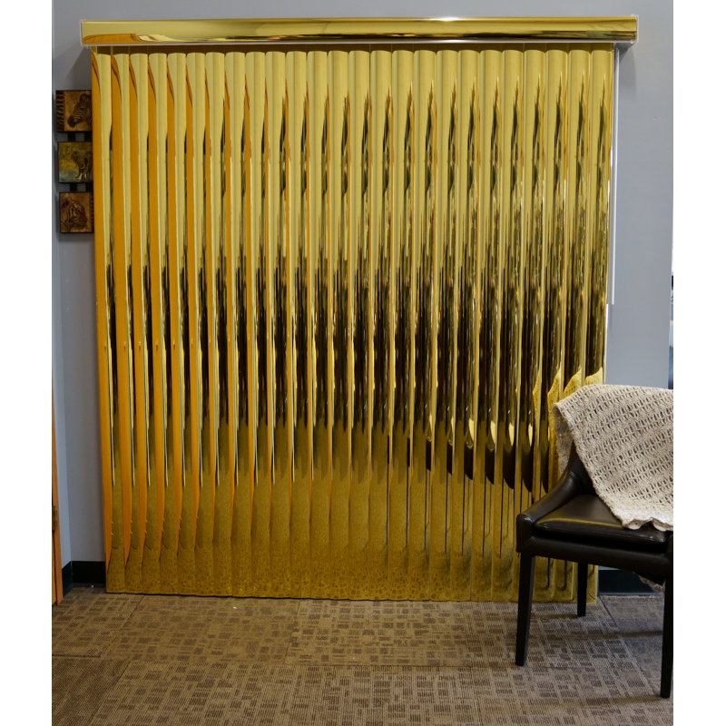 Store vertical obscurcissant sans cordon Mirror, L 40 po x L 48 po, Or