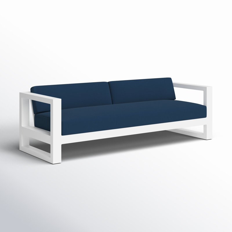 Newport Outdoor 3 - Seat Patio Sofa, Spectrum Indigo Sunbrella®