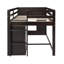 Lit mezzanine simple avec armoire et tablette-133238984