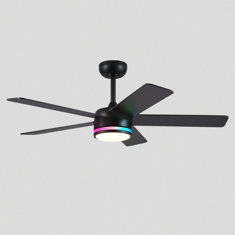 Ventilateurs de plafond de 46 po avec lumières et télécommande / APP