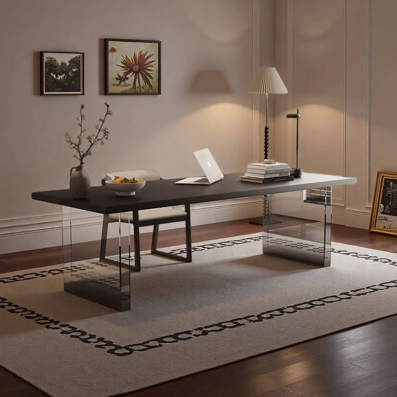 Bureau simple et moderne, H 29,53 po x l 70,87 po x P 31,5 po