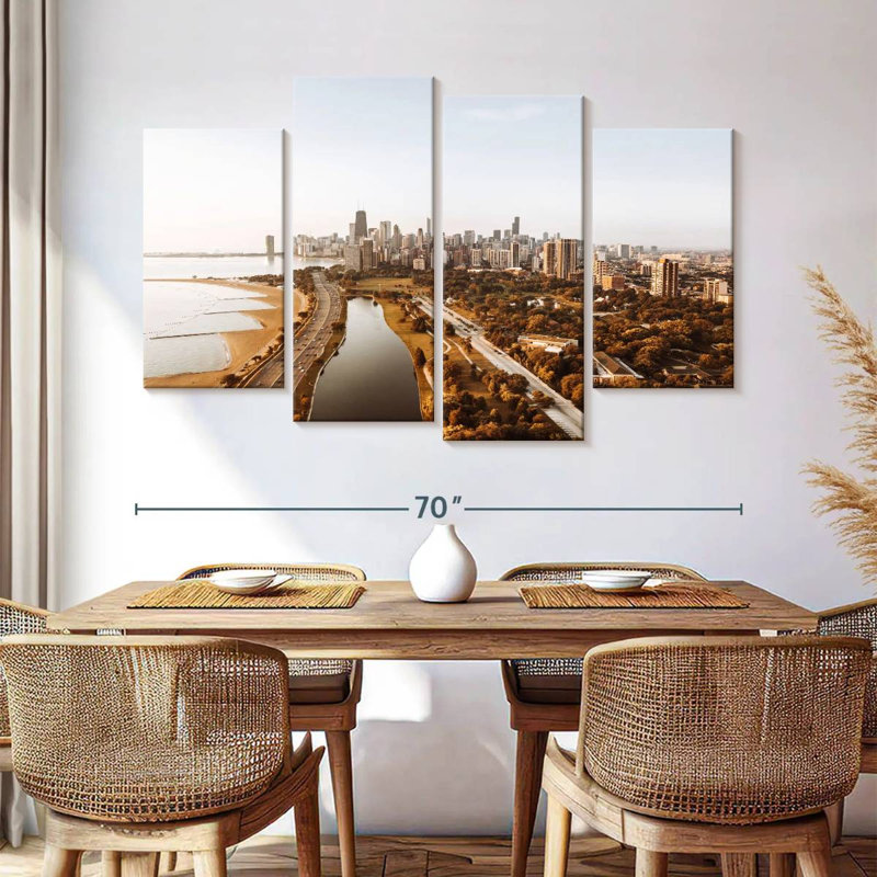 Nicci Autumn In Chicago, 42" H x 68" W