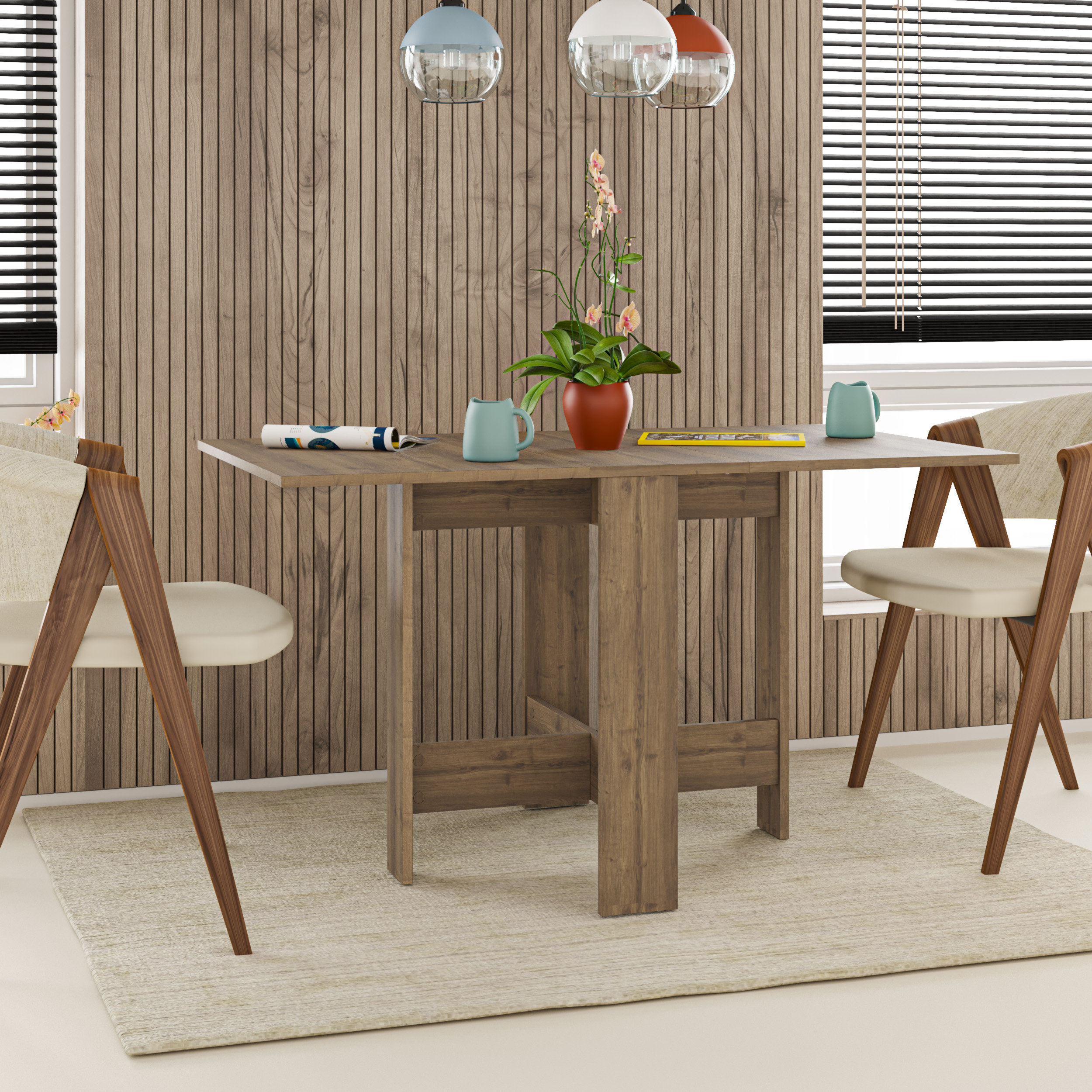 Alpen Home Artemio Rectangular Extendable Dining Table 130cm L x 76cm W ...