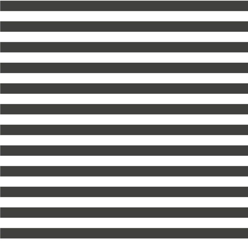 Rouleau de papier peint mat versa à rayures haut de gamme, Non-Woven, Auto-adhésif, Noir de jais