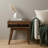 22" Brown Wood End Table
