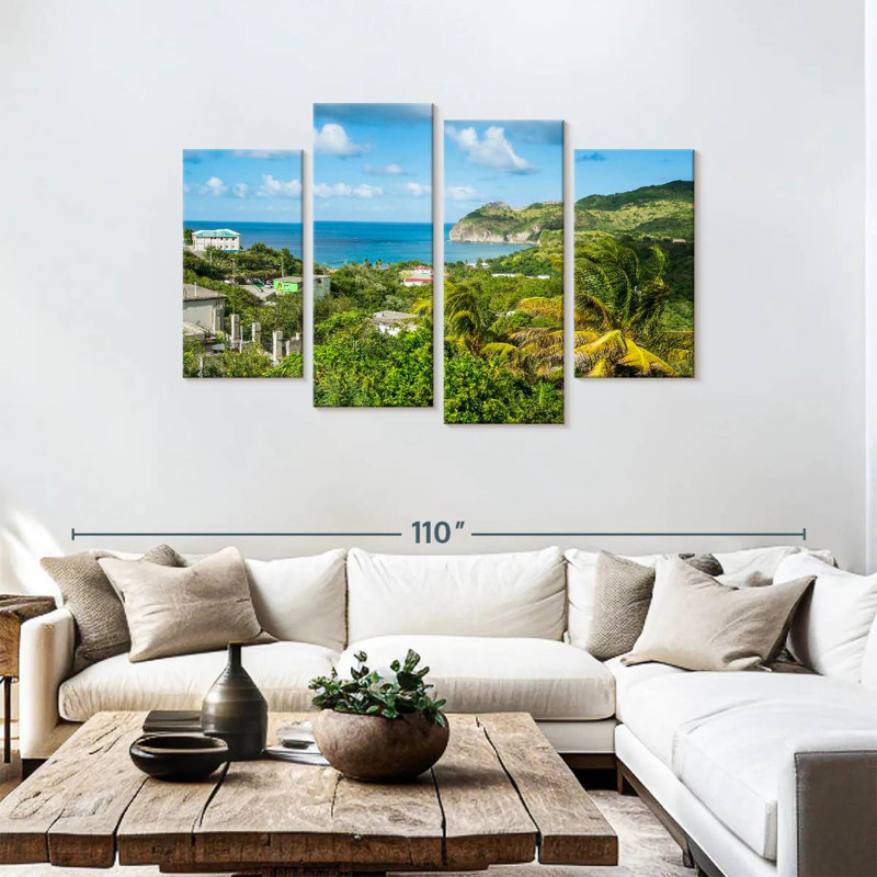 Keesha Little Bay In Montserrat, 48" H x 75" W