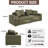 88.58''W Uphostery Sofa With Square Arm-694087918