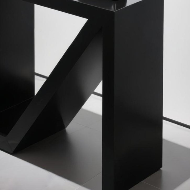 Table de présentation Creative Black, H 29,53 po x l 23,62 po x P 15,75 po