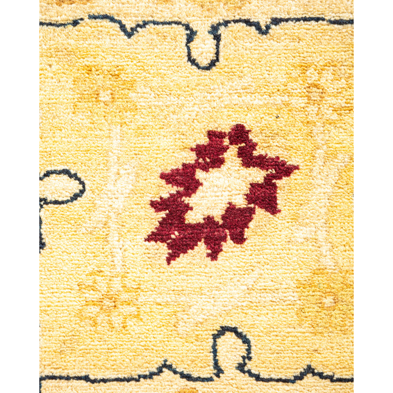 One-of-a-Kind 8' 3" X 9' 10" 2000s Wool Area Rug in Ivory