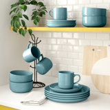 Saurel 16 Piece Stoneware Dinnerware Set - Service for 4