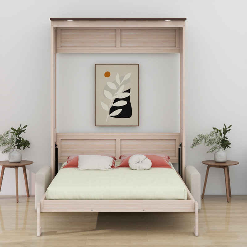 Murphy Bed With Sofa And LED