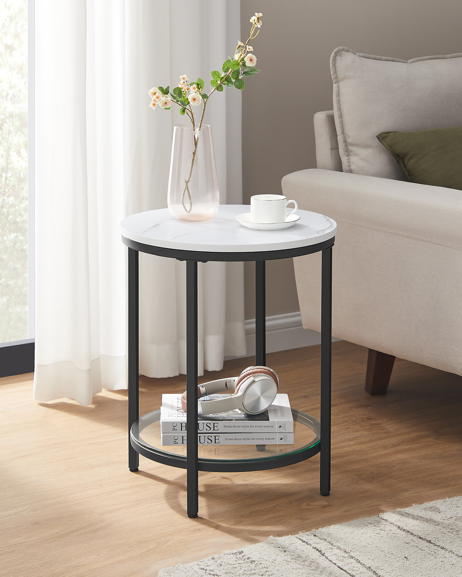 Wade Logan® Ashrfi Veneer Side Table & Reviews | Wayfair