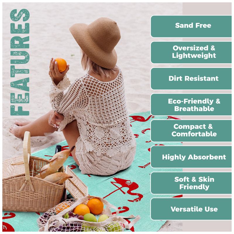 Cotton Blend Ultra Light Beach Towel