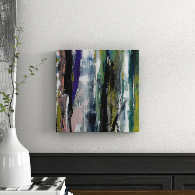 Quiet Mist by Sally Adams - Painting on Canvas, 31cm H x 31cm W, Wrapped Canvas
