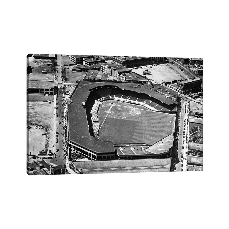 Boston: Fenway Park - Print on Canvas, 66.04 cm H x 45.72 cm W x 1.91 cm D, Wrapped Canvas