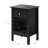  One Drawer End Table/Nightstand Black-694660315