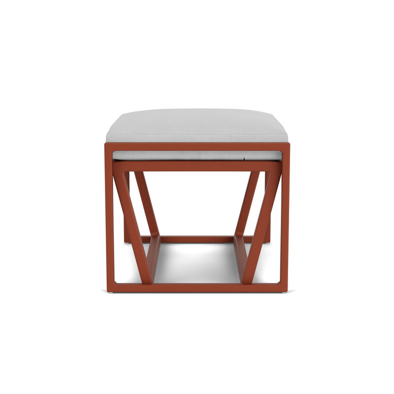 Summit Outdoor Ottoman, Sandberg Dove, Woodland