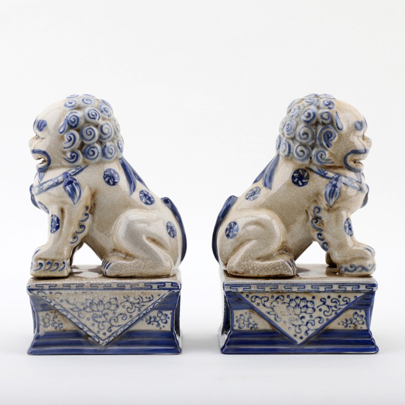 Animals Figurines & Sculptures, Cream, 7.5" H x 3.25" W x 4.5" D