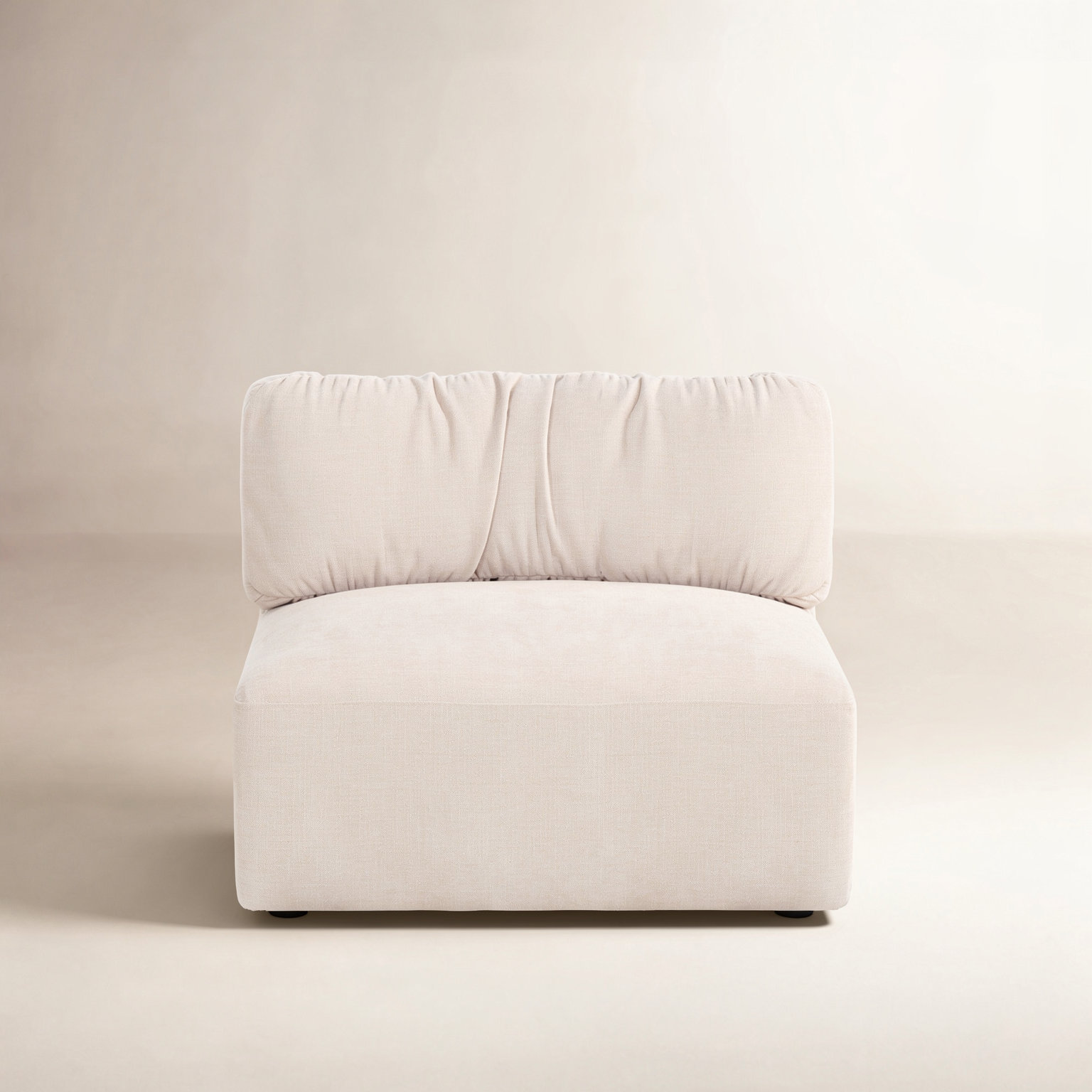 Colette Slipper Chair, Beige