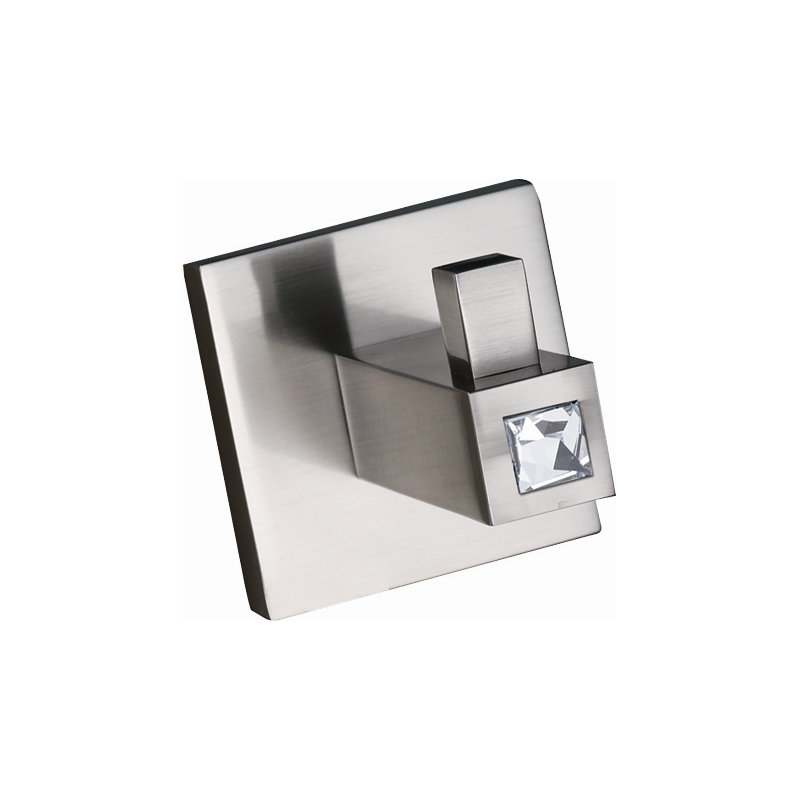 Single Robe Hook, Satin Nickel