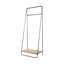 Mango Solid Wood Hall Tree with Shoe Storage