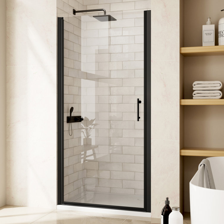 24'' - W x 72'' H Door Frameless Shower Door with