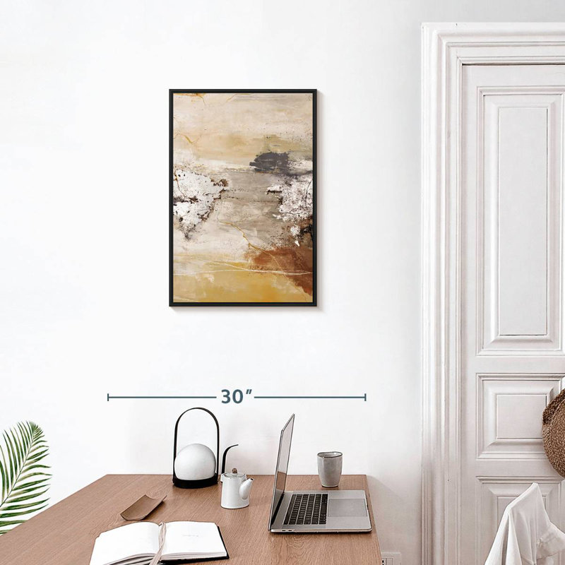 Espace argent, Cadre flottant noir, 17 po x 25 po