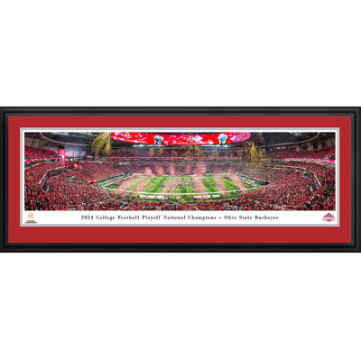 2024 CFP National Champions, Ohio State Panoramic Posters & Framed Prints