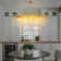 Paree 18 - Light  47.5" Luxury Real Crystal Chandeliers Dimmable  Kitchen Island Square / Rectangle Chandelier