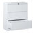 Lateral File Cabinet 3 Drawer, White Filing Cabinet With Lock, Lockable File Cabinet For Home Office, Locking Metal File Cabinet For Legal/Letter/A4/F4 Size-121226194