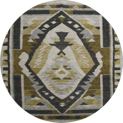 Premium Machine Washable Mayfield Tribal Rug