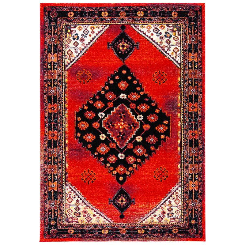 Vintage Hamadan Performance Oriental Rug, Rectangle 9' x 12'
